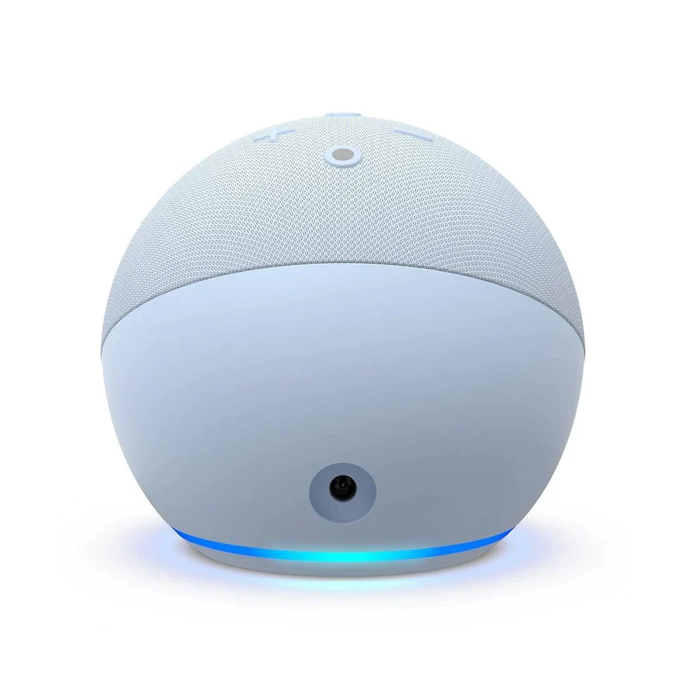 Bocina Inteligente con Alexa Echo Dot 5ta Generación Azul con Reloj