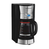 Cafetera Programable Hamilton Beach 12 Tazas Negra 46895