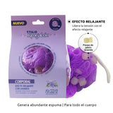 Borla, Esponja con Jabón de Lavanda, 2 en 1