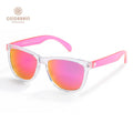 COLOSSEIN Gafas de sol Marco transparente Rosa con degradado UV400