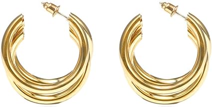 Aretes de Acero Inoxidable para Mujer