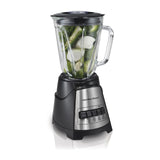 Licuadora Hamilton Beach Power Elite Vaso de Vidrio 1.2 Litros Negra 58148-MXR