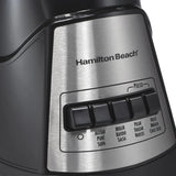 Licuadora Hamilton Beach Power Elite Vaso de Vidrio 1.2 Litros Negra 58148-MXR