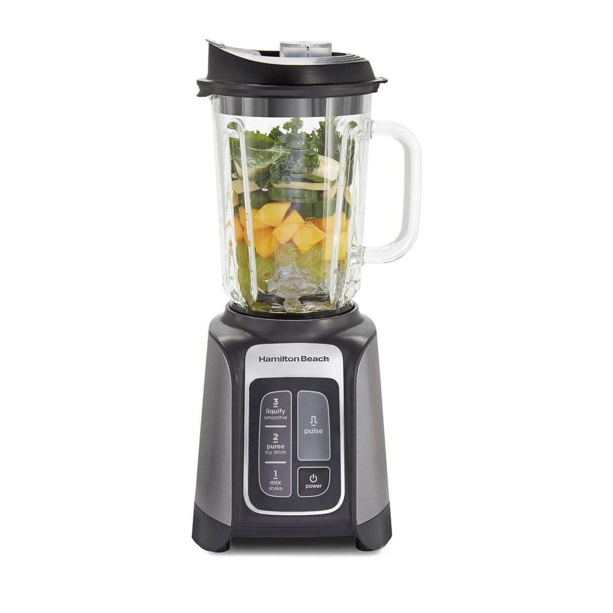 Licuadora Hamilton Beach PowerMax Vaso de Vidrio 1.4 Litros Negra 58600J
