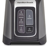 Licuadora Hamilton Beach PowerMax Vaso de Vidrio 1.4 Litros Negra 58600J