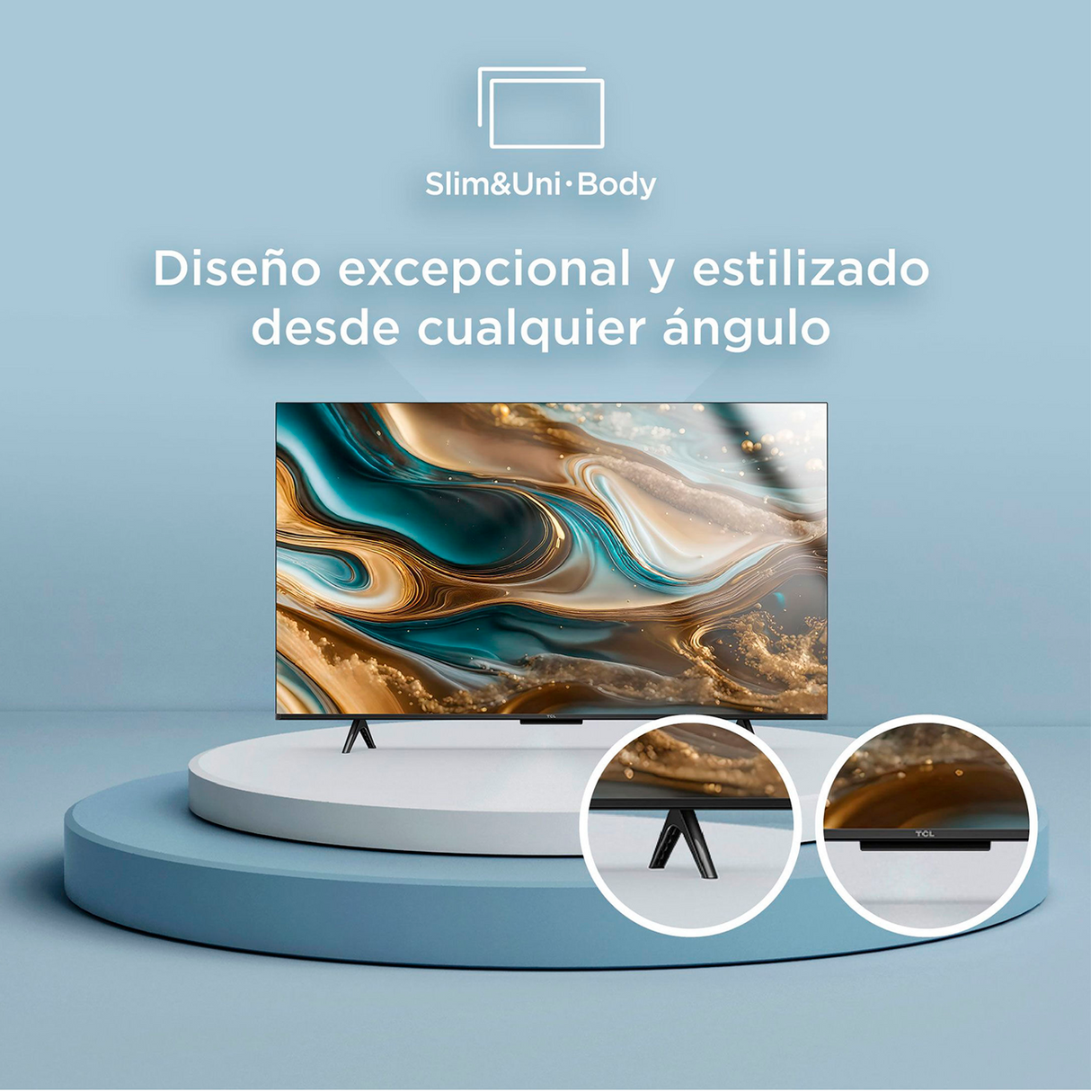 PANTALLA TCL 55 PULGADAS MOD. 55S451G 4K SMART GOOGLE TV**