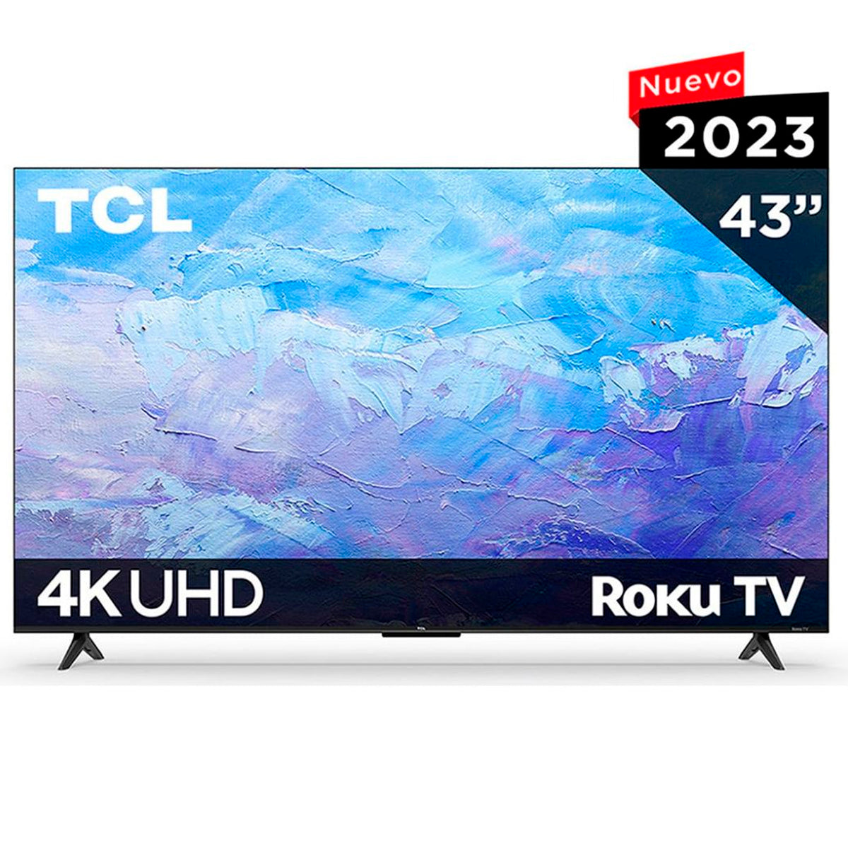 PANTALLA 43 PULGADAS TCL MOD. 43S453 4K SMART ROKU**