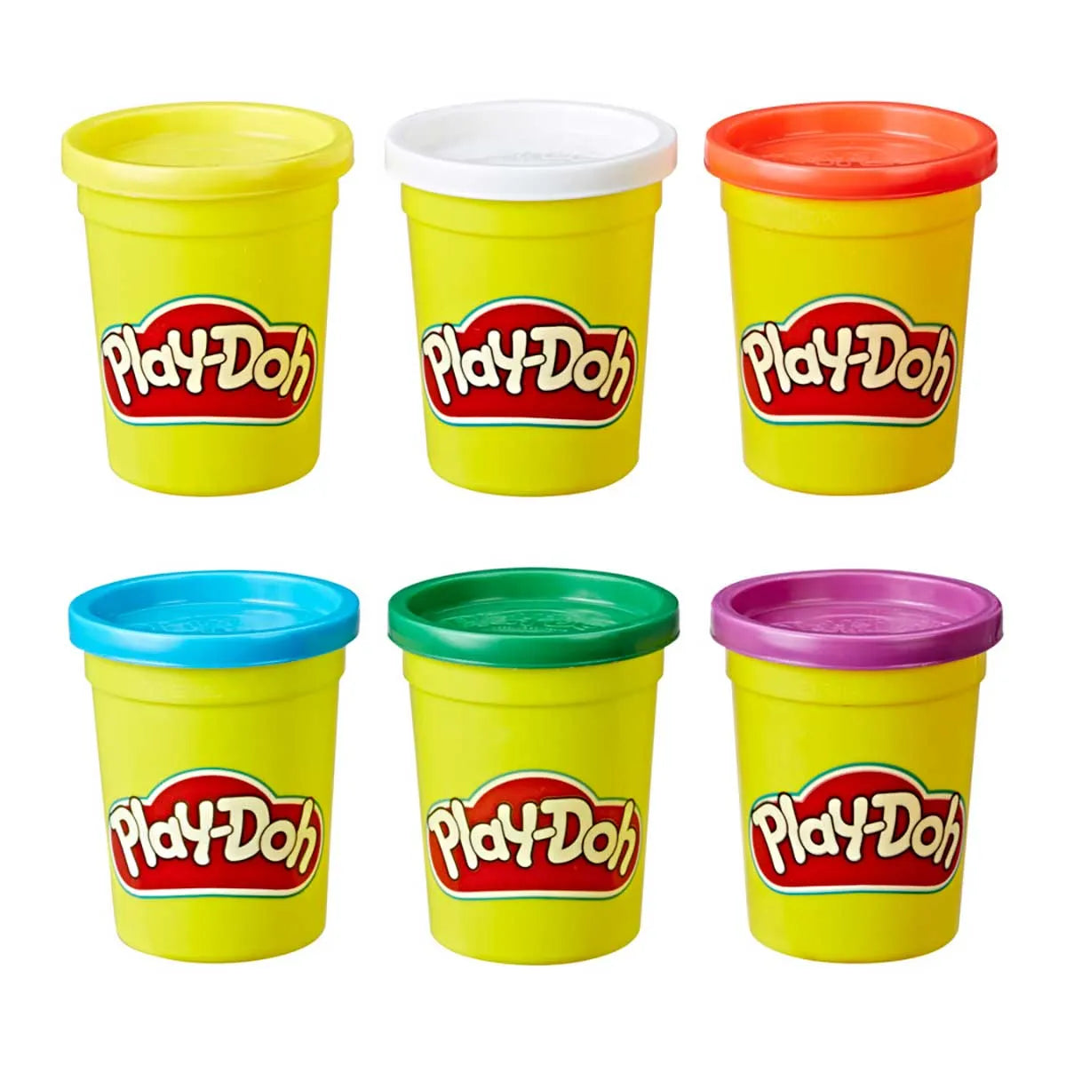 Play-Doh, Paquete de 6 Latas de Masas Moldeables