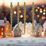Ornamentos Navideños en Forma de Espiral, 8 pzas