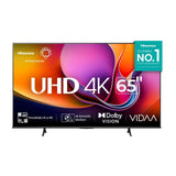Televisión Pantalla 65 Pulgadas Hisense Smart TV 4K UHD 65A65NV