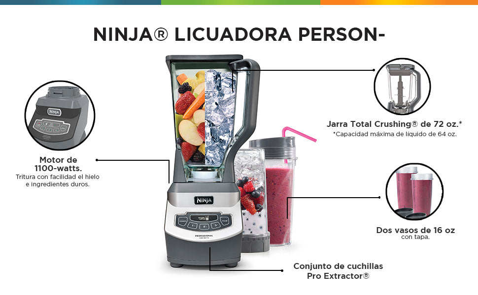 LICUADORA NINJA DUO MOD. BL660