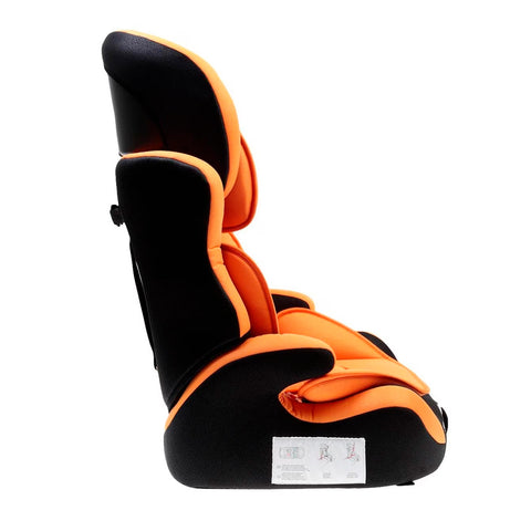 Autoasiento Tipo Booster, color Naranja con Negro, Infanti
