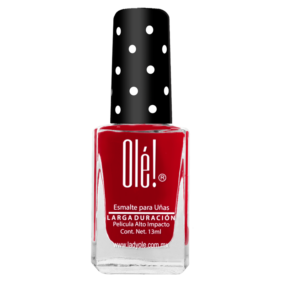 Esmalte de uñas Olé color Rojo Satinado 13ml – Waldo's