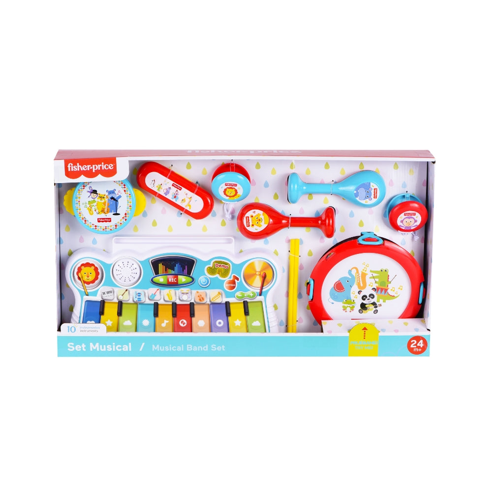 Juego De Instrumento Musicales 9 Pzs Fisher Price Juguete