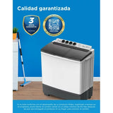 LAVADORA MIDEA MOD. MT100W130/W-MX 13KG 2 TINAS BLANCO**