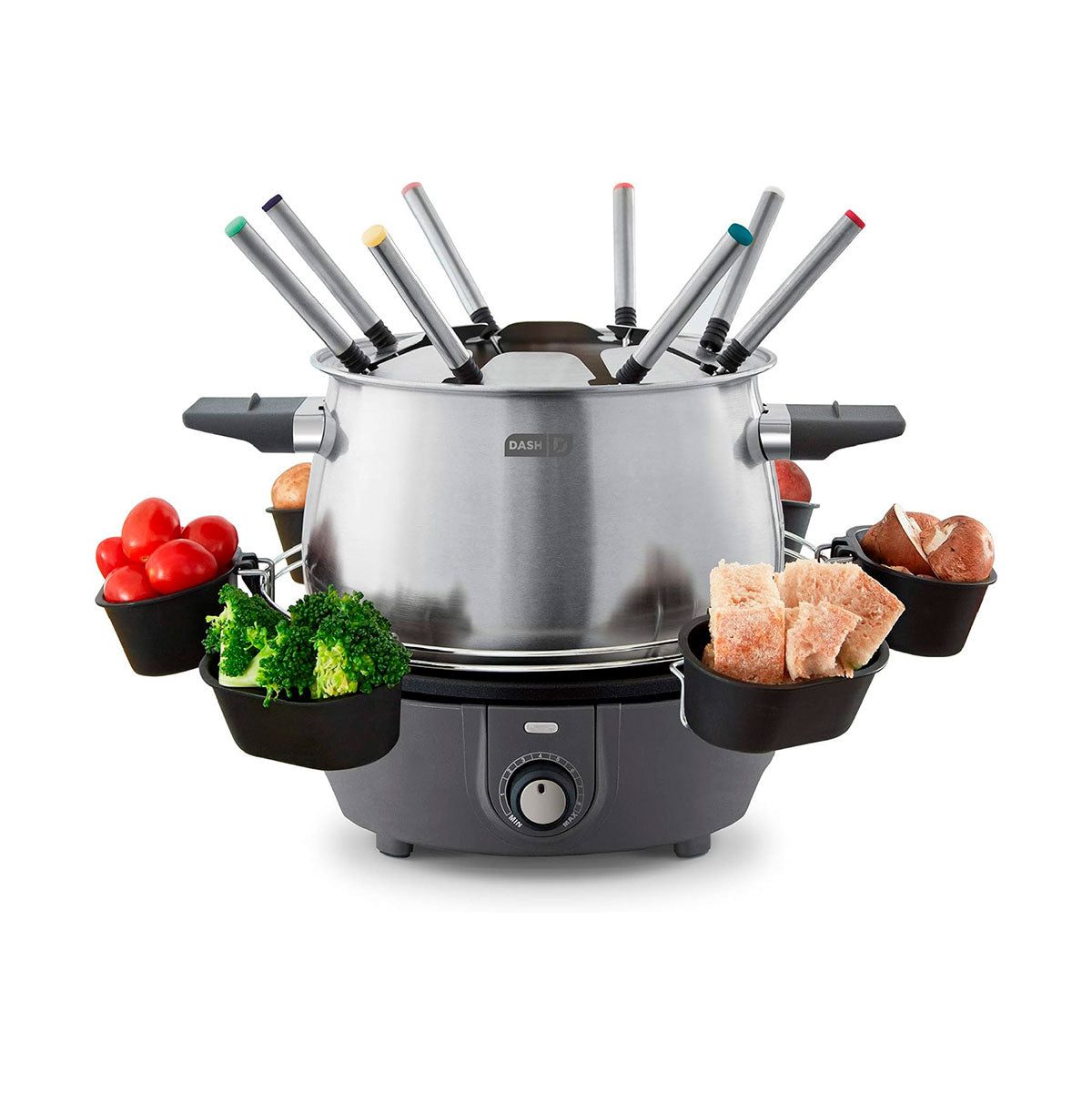 Máquina de Fondue, color Gris, Dash