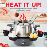 Máquina de Fondue, color Gris, Dash