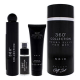 PERRY ELLIS 360 COLLECTION NOIR MAN 100 ML EDT  + 100 ML GEL + 100 ML MINI
