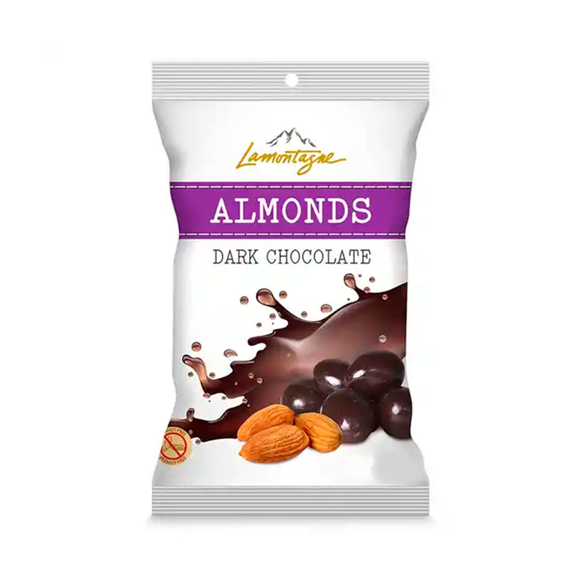 Almendra Cubierta con Chocolate Negro Montagne 56.7g