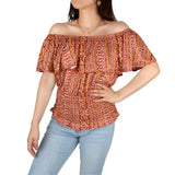 Blusa Campesina para Dama, color Café