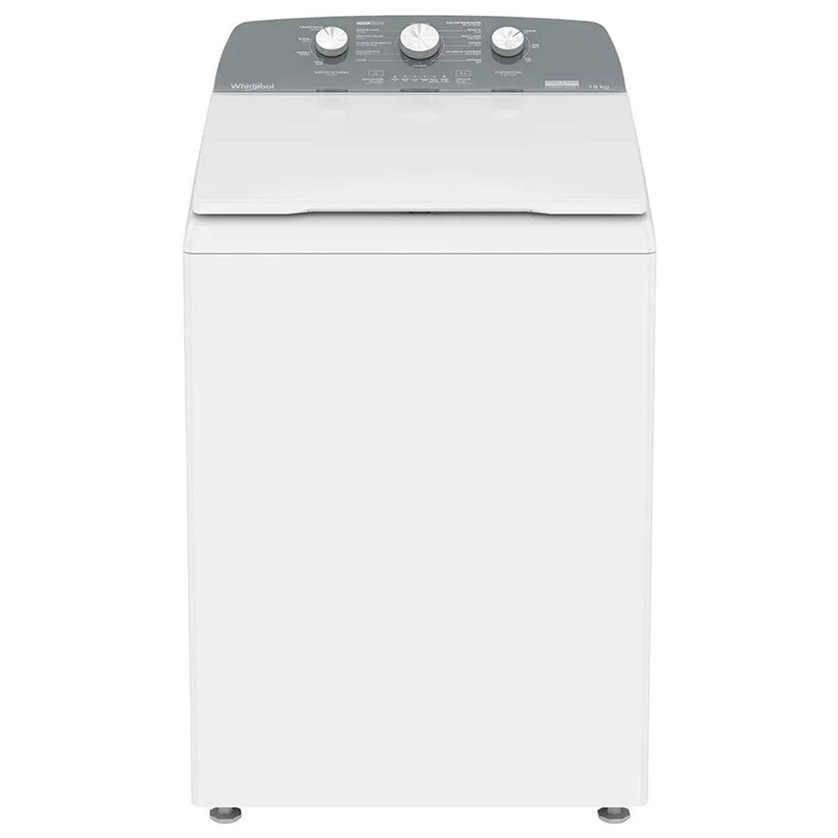 LAVADORA MOD. 8MWTW-1813MJM 18KG AGITADOR SINGLE ACTION, 12 CICLOS, TAPA METALICA **