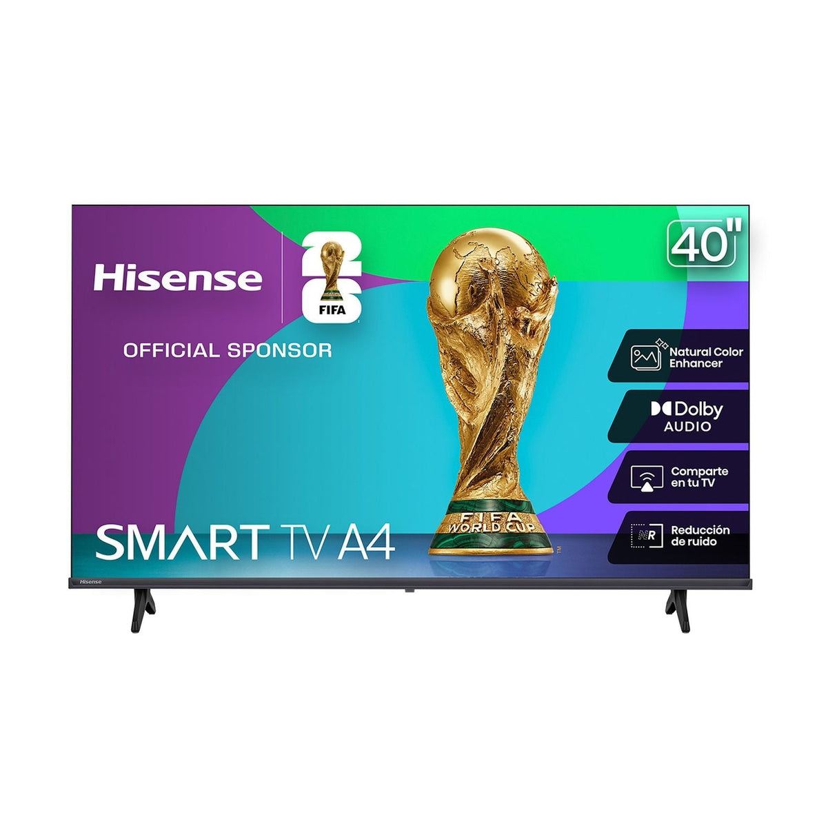 Televisión Pantalla 40 Pulgadas Hisense Smart TV FHD 40A4NV
