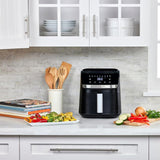 Freidora de Aire Black+Decker Purify 5.5 Litros Negra AFBD62-1BDLA