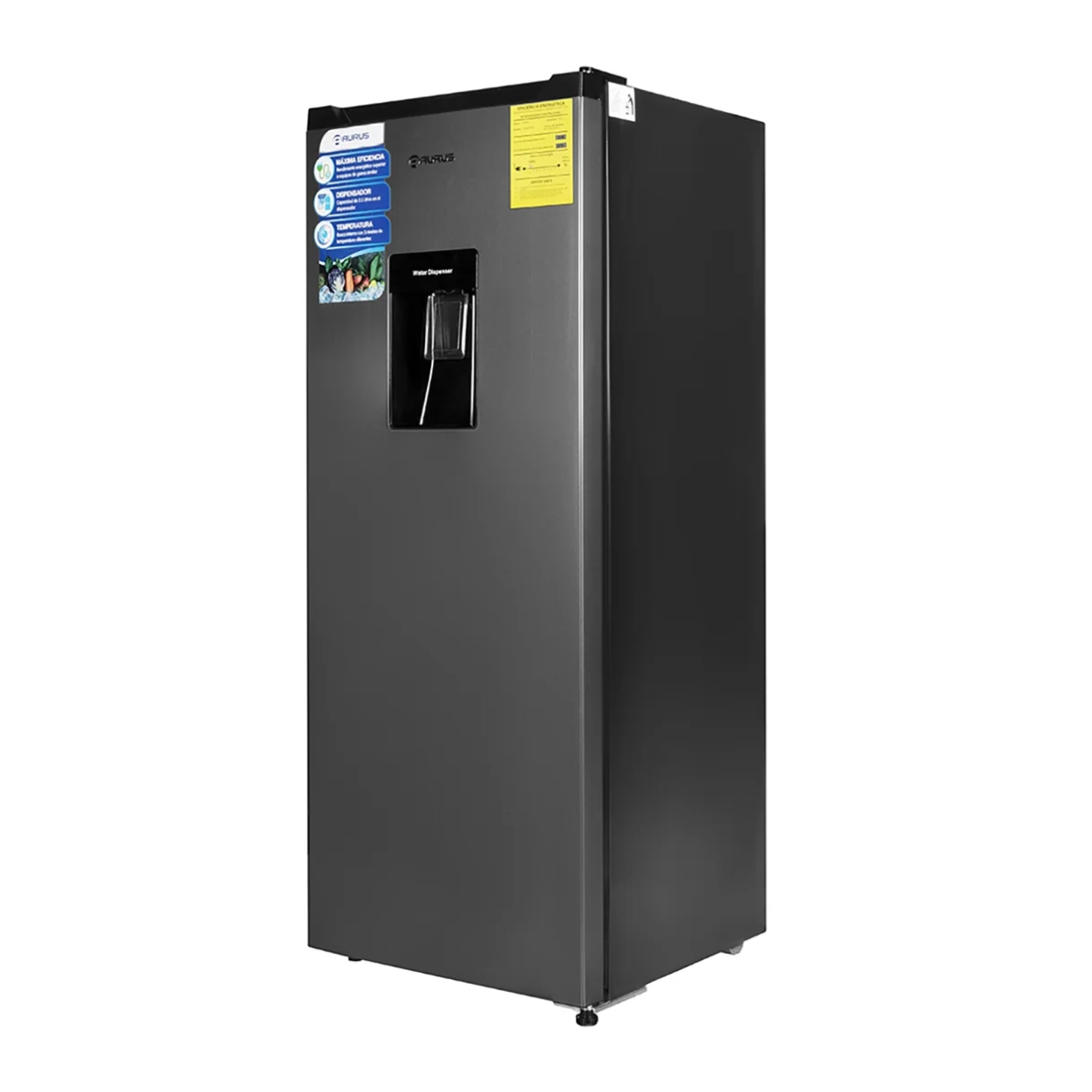 Refrigerador Aurus ARU07WB 7p3 Con Despachador Negro *