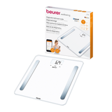 Báscula Diagnóstica de Baño para Personas BF600, Memoria Hasta para 8 Usuarios, Análisis Corporal de Cuerpo Completo / BF600 Marca beurer