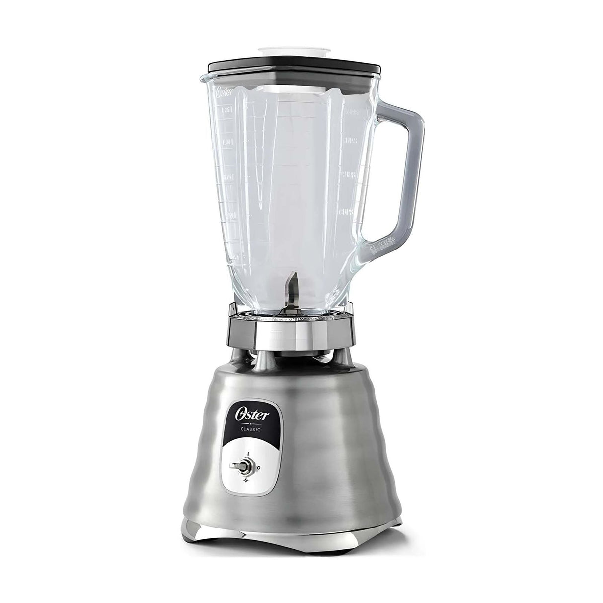 Licuadora Clásica Oster Vaso de Vidrio 1.25 Litros Gris BLST4127013
