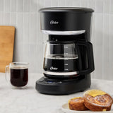 Cafetera Programable Oster 12 Tazas Negra BVSTDCP121B