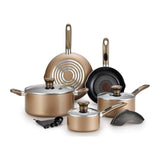 Bateria de cocina TFAL antiadherente indicador thermo spot B036SE64BRONZ