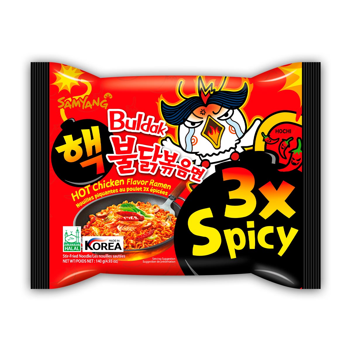 Ramen Extra Picante 3X Buldak 140g