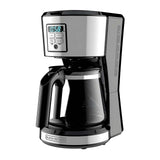 Cafetera Programable Black+Decker 12 Tazas CM1231S-LA-NE