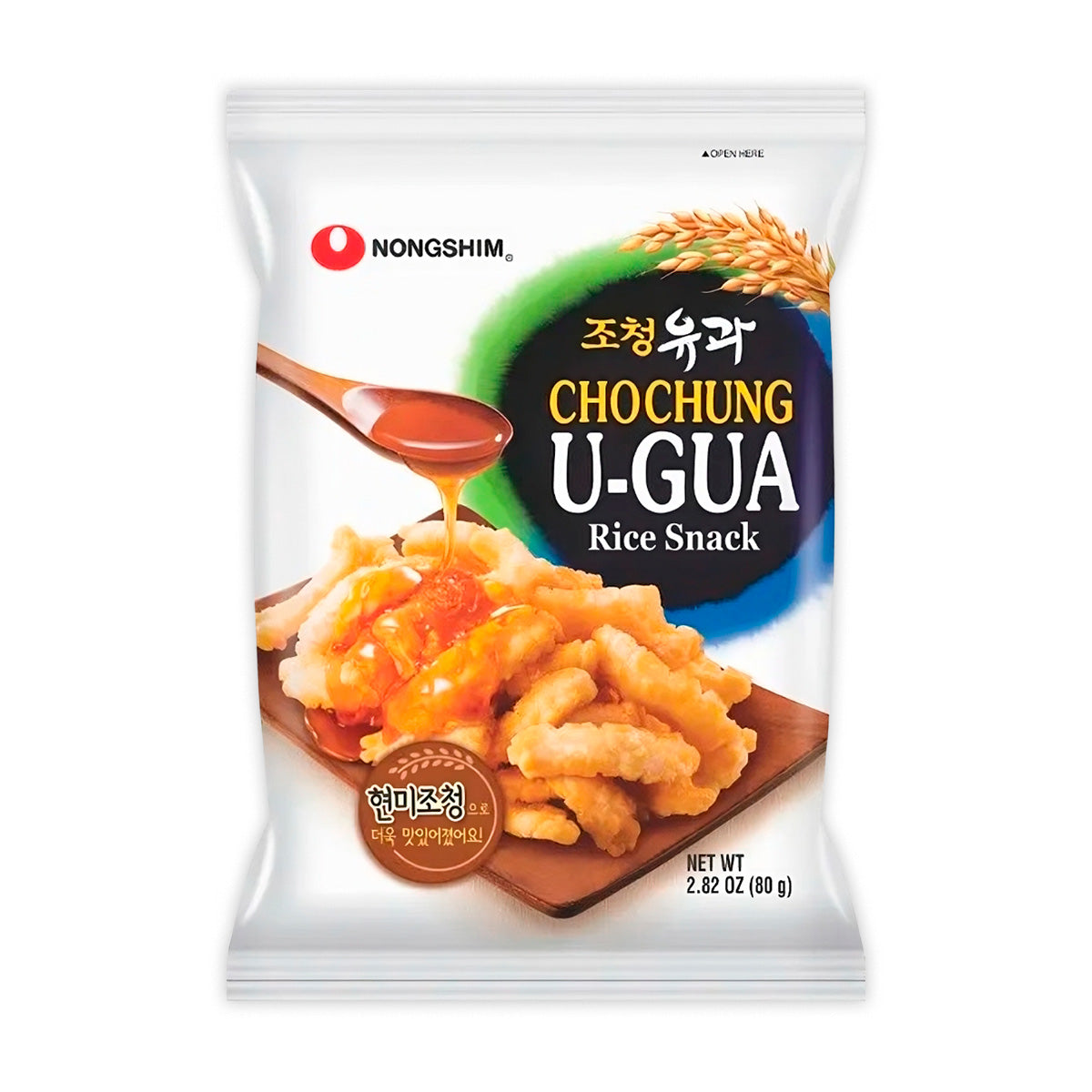 Botana de arroz U-Gua Nongshim 80g