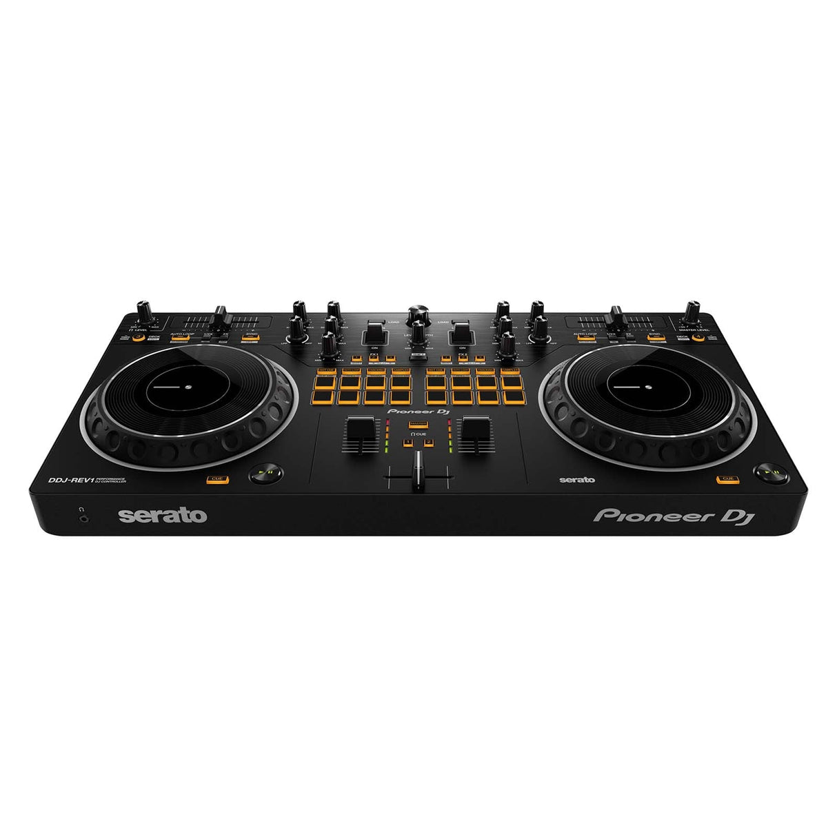 Controlador DJ 2 canales estilo scratch para Serato DJ Lite (negro) DDJ-REV1