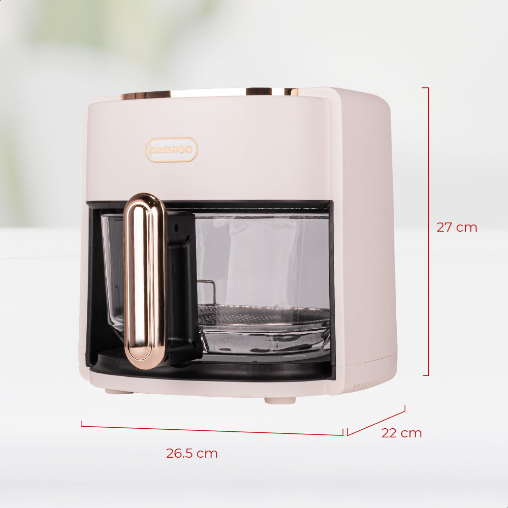 Freidora de Aire con Cesta de Vidrio Templado