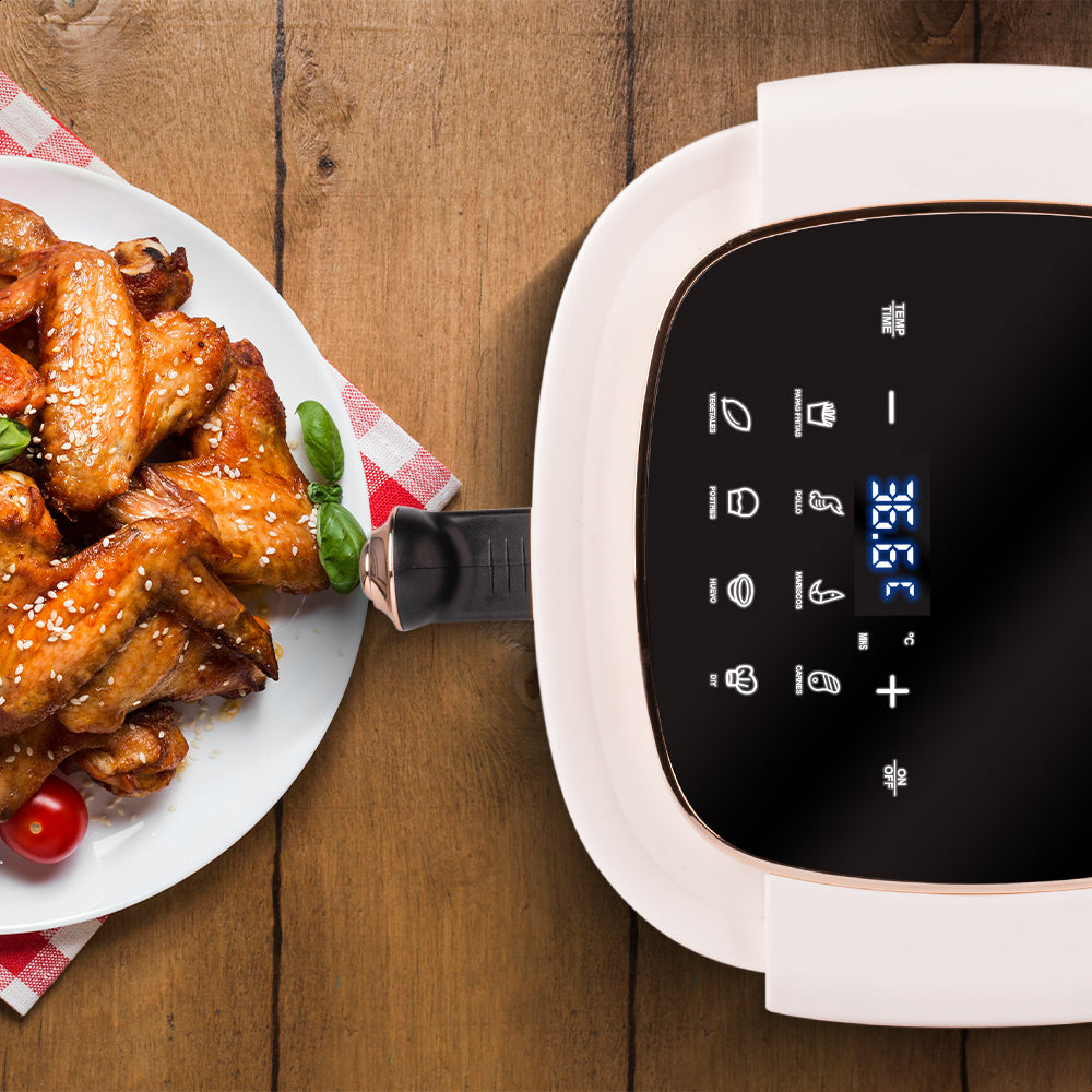 Freidora de Aire con Cesta de Vidrio Templado