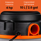 Aspiradora Polvo y Agua 10 litros 4HP (+accesorios) DAEWOO