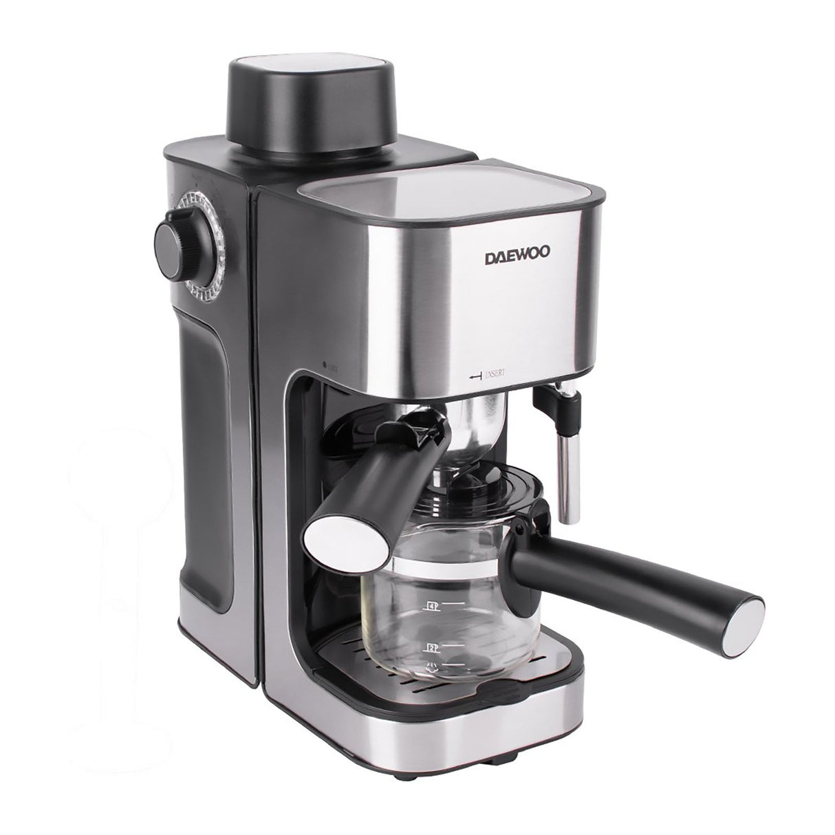 Cafetera para Expresso Daewoo 0.4 Litros Negra DES-485