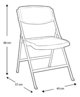 SILLA DUNA MOD. IDA028A-012 QATAR PLEG BCO