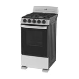 Estufa de Piso IEM 20 Pulgadas 4 Quemadores Gris EI5020BAPS1