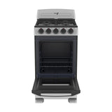 Estufa de Piso IEM 20 Pulgadas 4 Quemadores Gris EI5020BAPS1