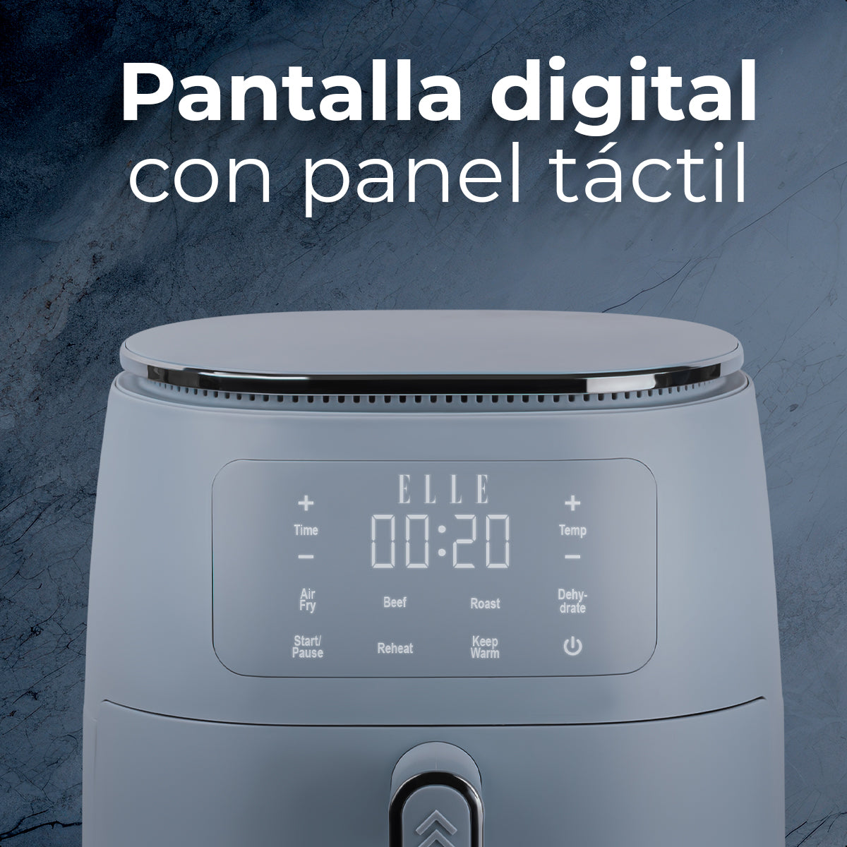 Freidora de Aire ELLE 5L Multifunción con Pantalla Táctil   EKAFP501BU