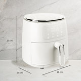 Freidora de Aire ELLE 5L Multifunción con Pantalla Táctil EKAFP501WH