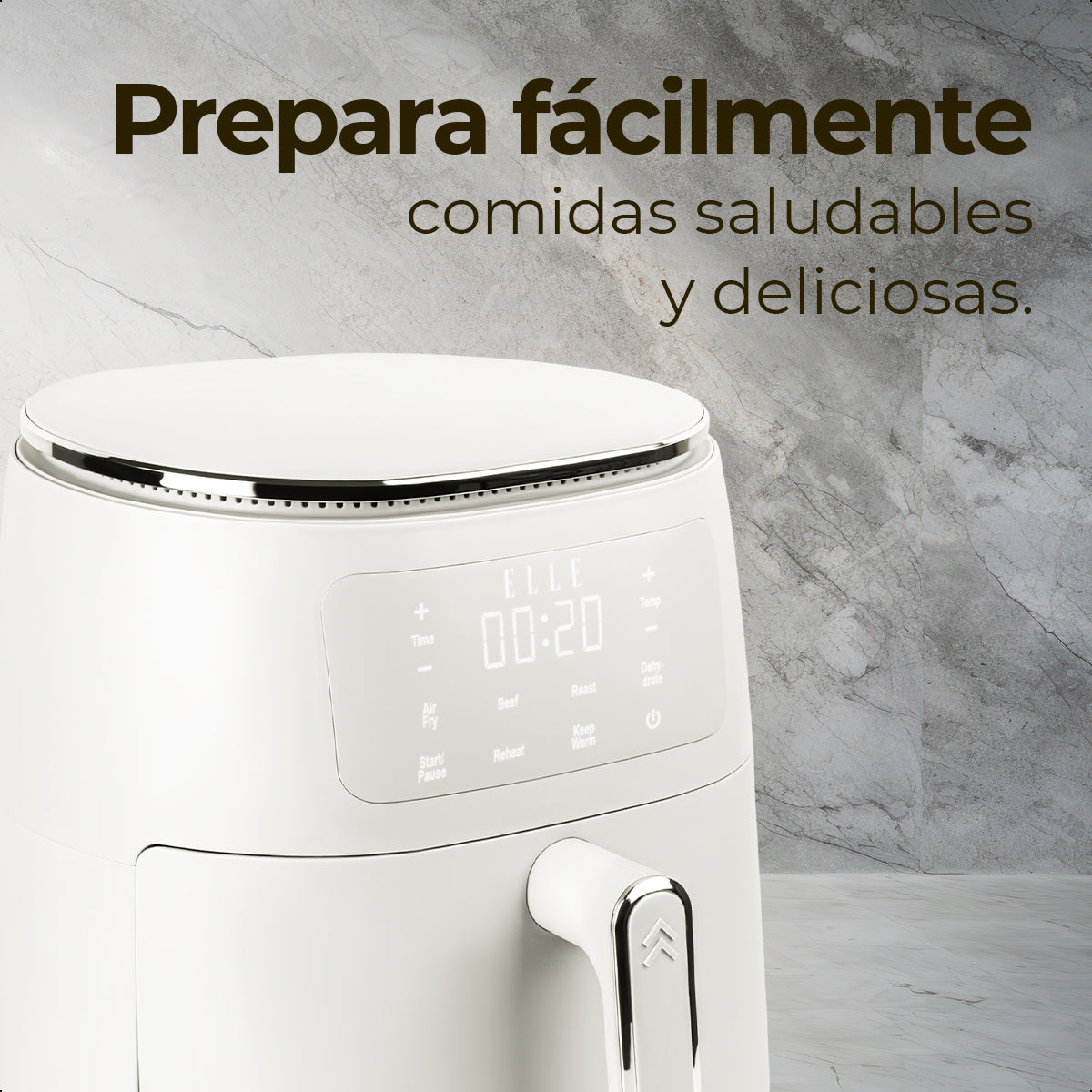 Freidora de Aire ELLE 5L Multifunción con Pantalla Táctil EKAFP501WH