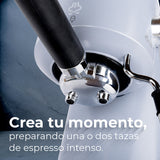 Máquina Espresso Elle 1l Con Espumador 20 Bar Control Táctil