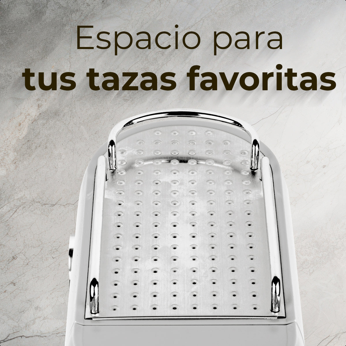 Máquina Espresso ELLE 1L con Espumador 20 Bar Control Táctil