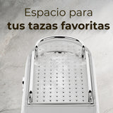 Máquina Espresso ELLE 1L con Espumador 20 Bar Control Táctil