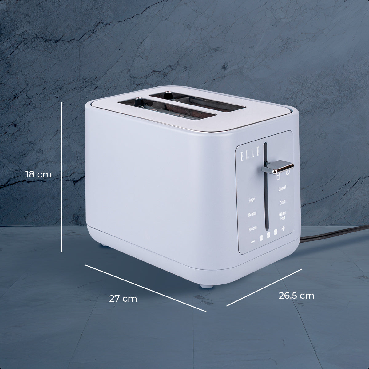 Tostadora Digital Elle Control Táctil Y Funciones Especiales EKTTP201BU